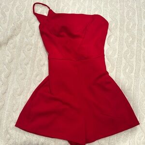 Red romper